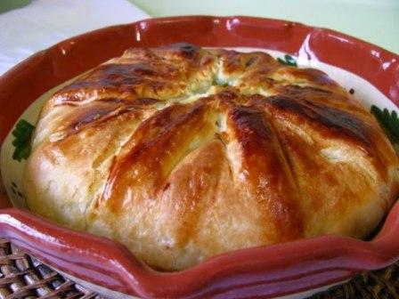 Trouxa de Pastéis de Bacalhau em Massa Folhada