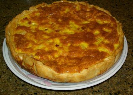Tarte de Fiambre e Ananás