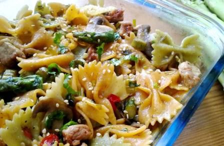 Lombo de Porco Salteado com Espargos