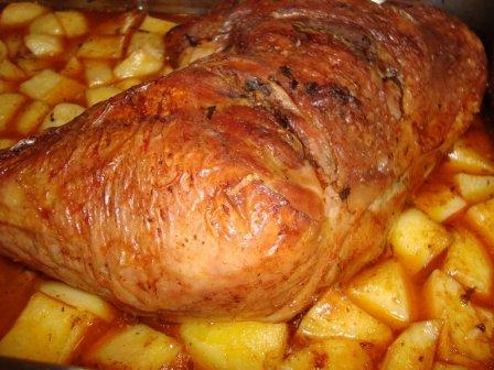 Perna de Perú Assada