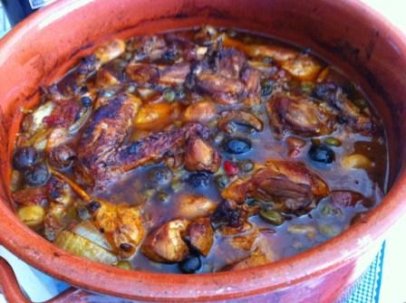 Frango na Púcara com Cerveja Preta