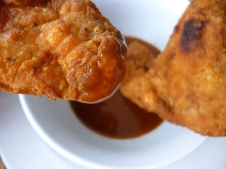 Asas de Galinha Empanadas e Fritas