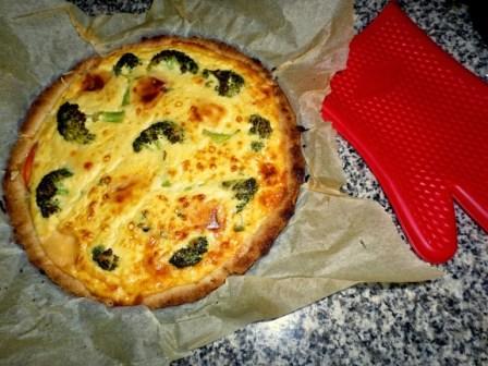 Quiche de Tomate e Brócolos