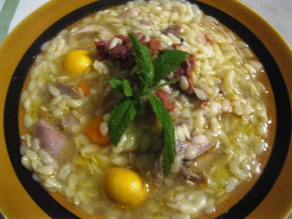 Canja de Galinha Cazeira