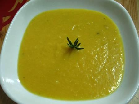 Creme de Couves de Bruxelas e Abóbora