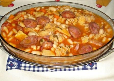 Dobrada com Feijão Branco