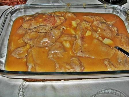 Bifes de Vitela com Molho de Laranja