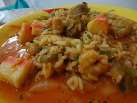 Arroz de Tamboril e Camarão
